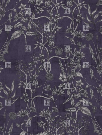 London Art 18041-04 Exclusive 18 Wild Flower - mural z kwiatami polnymi