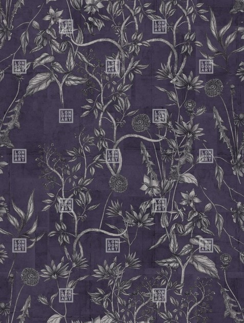 London Art 18041-04 Exclusive 18 Wild Flower - mural z kwiatami polnymi