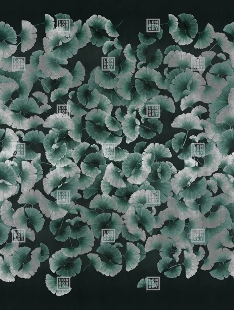 London Art 18055-01 Exclusive 18 Ginkgo - mural roślinny