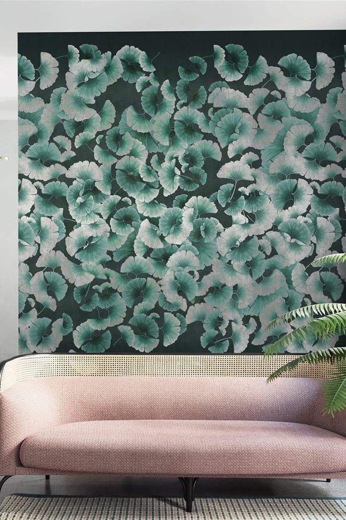 London Art 18055-01 Exclusive 18 Ginkgo - mural roślinny