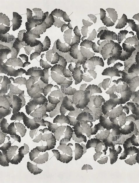 London Art 18055-03 Exclusive 18 Ginkgo - mural roślinny