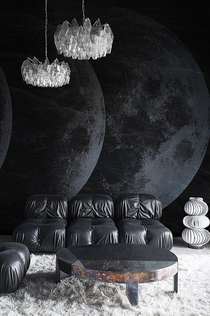 London Art 18067-01 Exclusive 18 Moon - mural z panoramą nieba