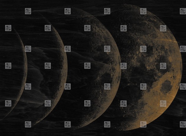London Art 18067-02 Exclusive 18 Moon - mural z panoramą nieba