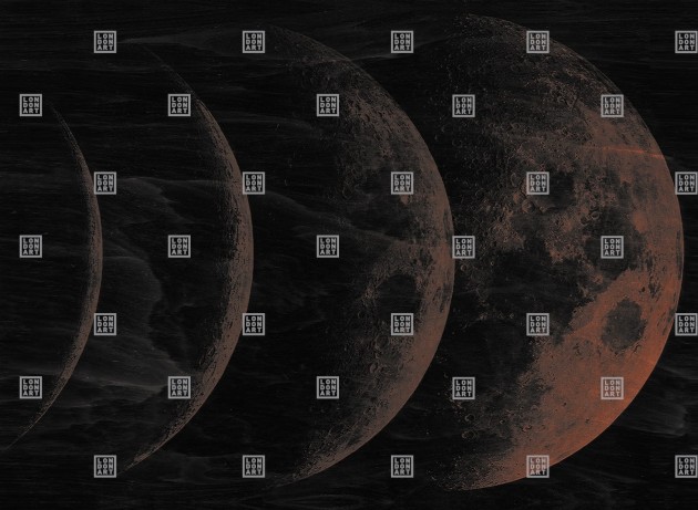 London Art 18067-03 Exclusive 18 Moon - mural z panoramą nieba
