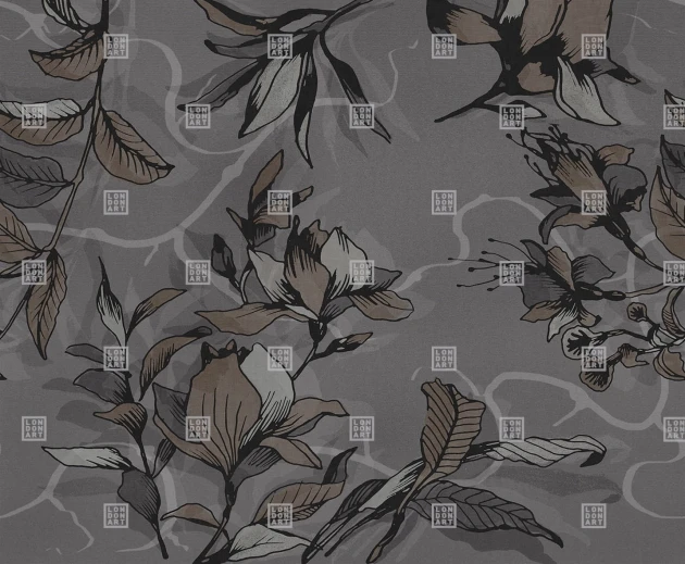 London Art 18071-02 Exclusive 18 Hidden Garden - mural w kwiaty