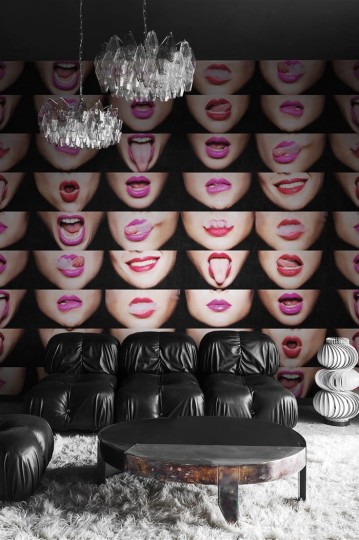 London Art 18077-02 Exclusive 18 Lips - mural artystyczny