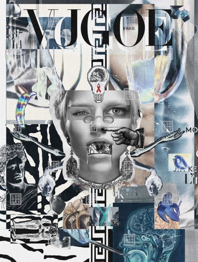 London Art 18080-02 Exclusive 18 Sensibilization - mural artystyczny w twarze