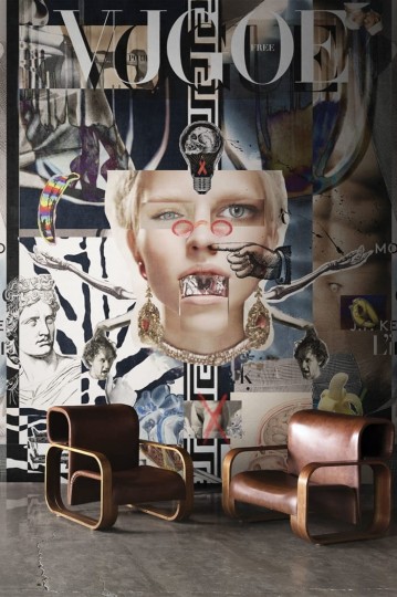 London Art 18080-02 Exclusive 18 Sensibilization - mural artystyczny w twarze