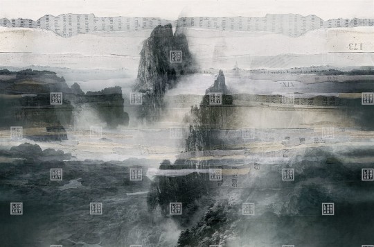 London Art 18088-01 Exclusive 18 DP19 - mural z krajobrazem gór