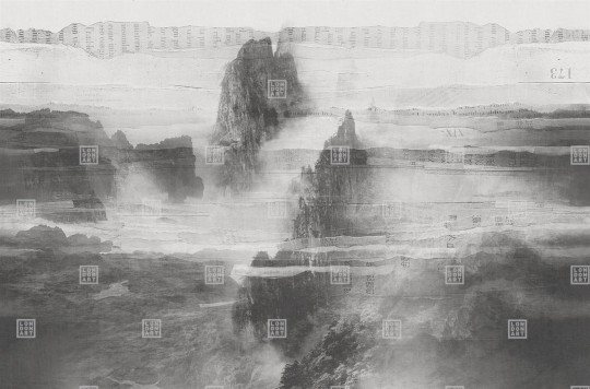 London Art 18088-02 Exclusive 18 DP19 - mural z krajobrazem gór