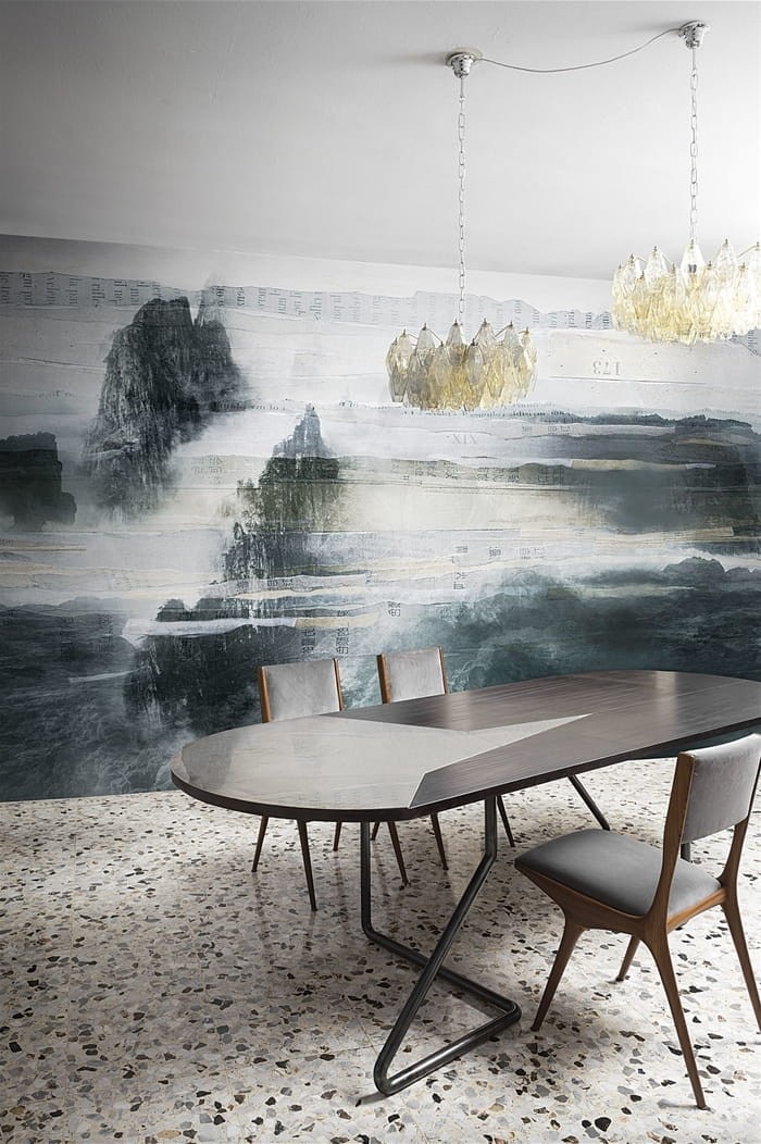 London Art 18088-02 Exclusive 18 DP19 - mural z krajobrazem gór