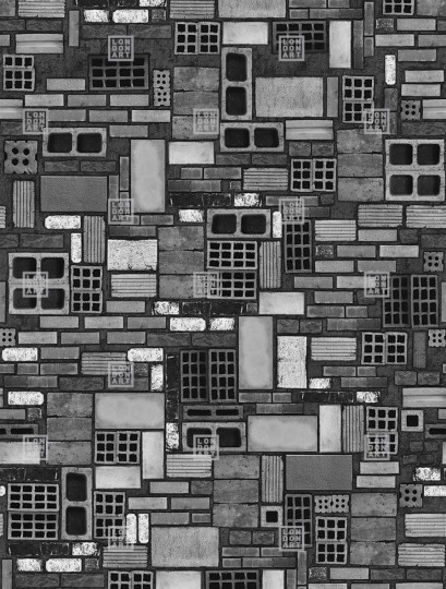 London Art 18093-03 Exclusive 18 The Wall - mural geometryczny