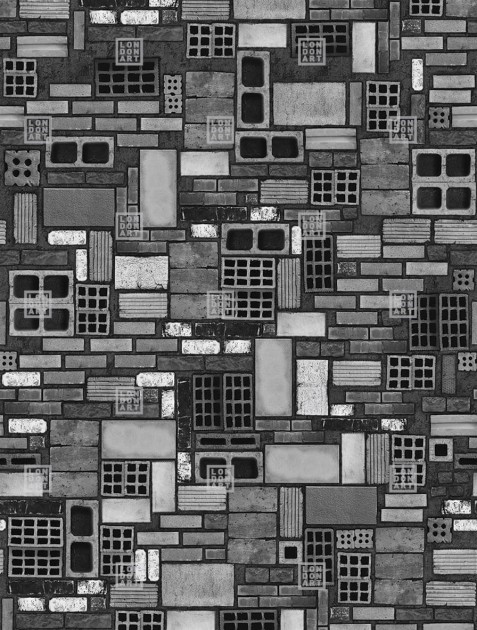 London Art 18093-03 Exclusive 18 The Wall - mural geometryczny