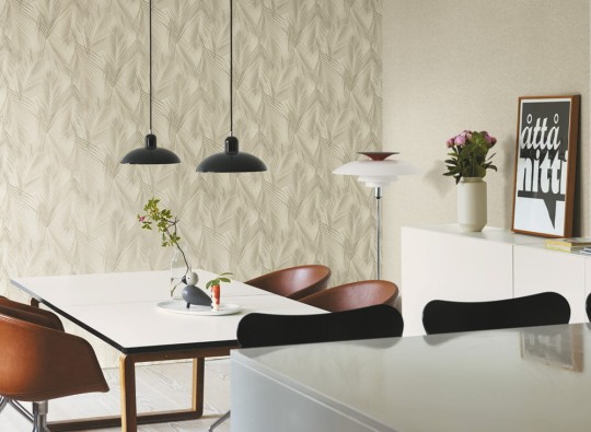 Sirpi 25300 Altagamma Living Felce Simposium - tapeta w liście palmowe