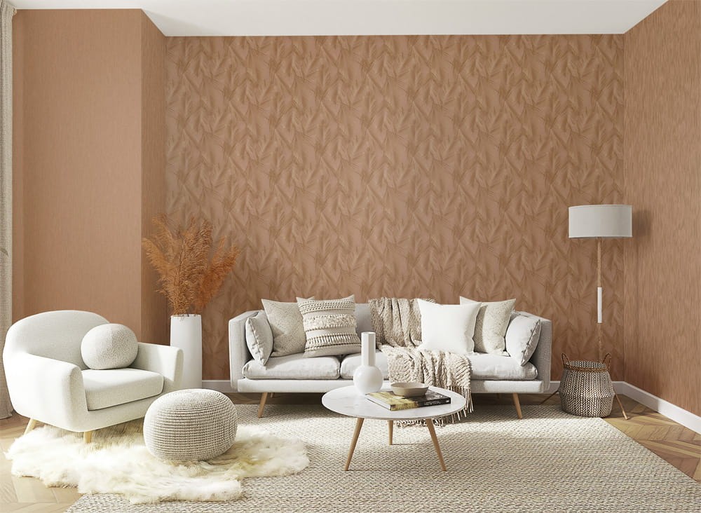 Sirpi 25303 Altagamma Living Felce Simposium - tapeta w liście palmowe