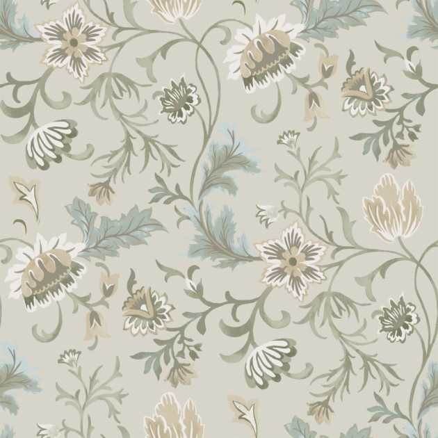 Esta 139412 Vintage Flowers Sand Beige - tapeta z motywem kwiatów