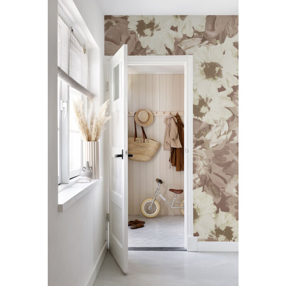 Esta 159209 Vintage Flowers antique pink - mural z motywem kwiatów