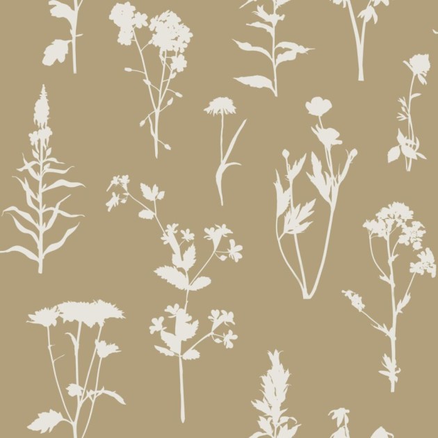 Esta 139483 Vintage Flowers Wildflowers beige - tapeta z polnymi kwiatami