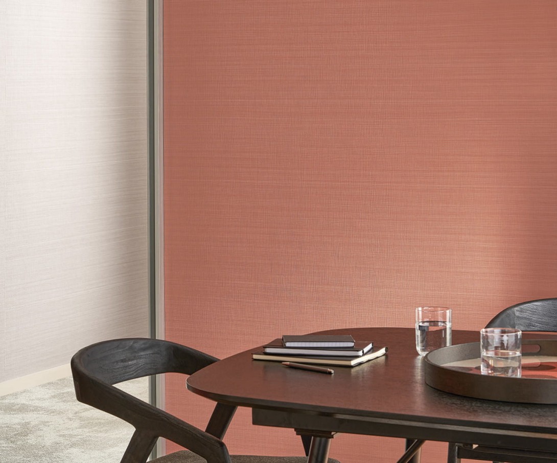 Texdecor VABC90390218 Vinacoustic Abaca - tapeta akustyczna winylowa imitująca włókna roślinne drzewa bananowego