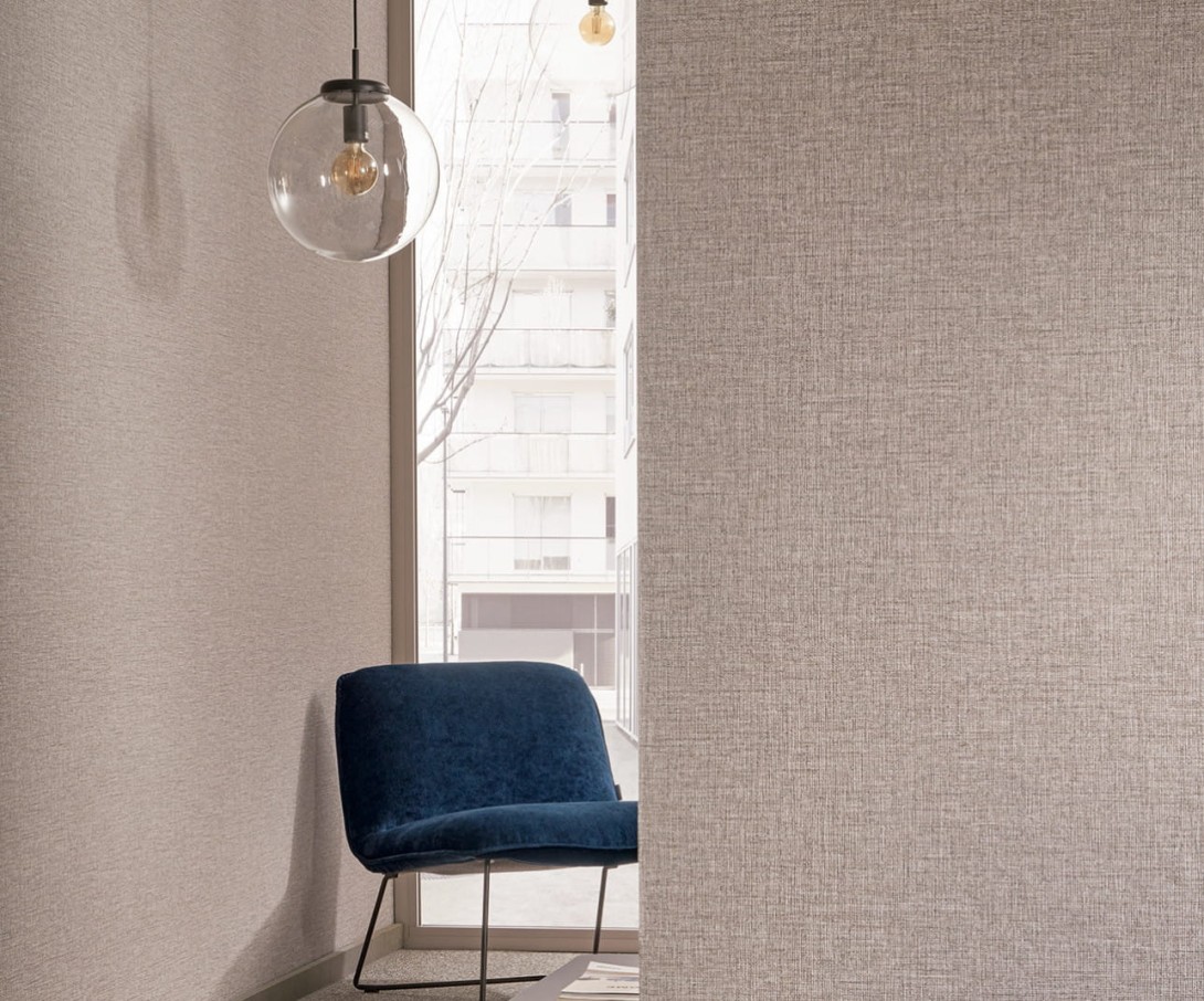 Texdecor MELA 91690522 Vinacoustic Melia - tapeta akustyczna winylowa z efektem tkaniny