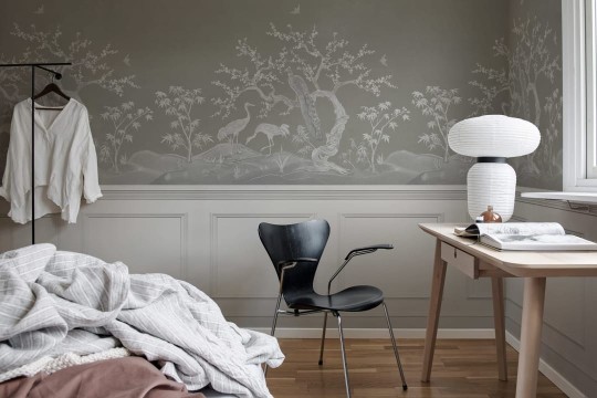 Rebel Walls R19745 Jack Kinsey Chinoiserie Blossom Panels - mural chionoiserie