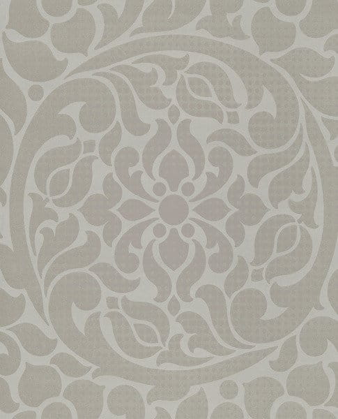Eijffinger 352081 Whisper - tapeta ornamentalna na metalicznym tle