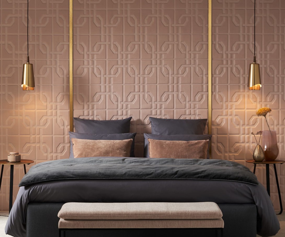 Texdecor PFYA92640222 Polyform Eos Allure - tapeta akustyczna 3D imitująca zamsz