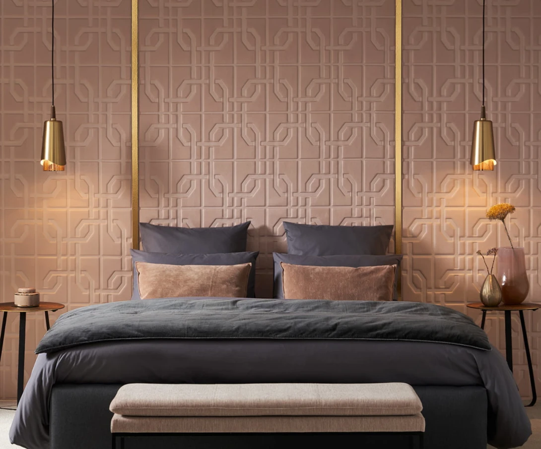 Texdecor PFYA92641121 Polyform Eos Allure - tapeta akustyczna 3D imitująca zamsz