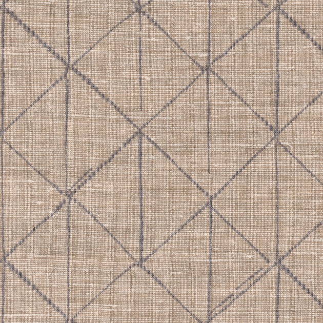 Texdecor 91670233 Lino - tapeta obiektowa imitująca len z geometrycznym wzorem