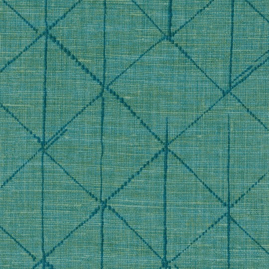 Texdecor 91670458 Lino - tapeta obiektowa imitująca len z geometrycznym wzorem