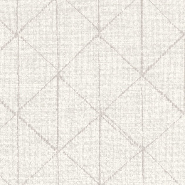 Texdecor 91670274 Lino - tapeta obiektowa imitująca len z geometrycznym wzorem