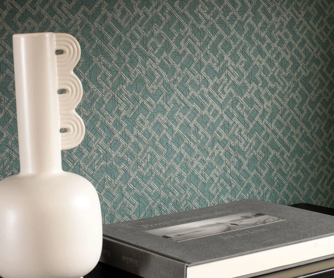 Texdecor 91571123 Dedale - tapeta obiektowa w geometryczny wzór