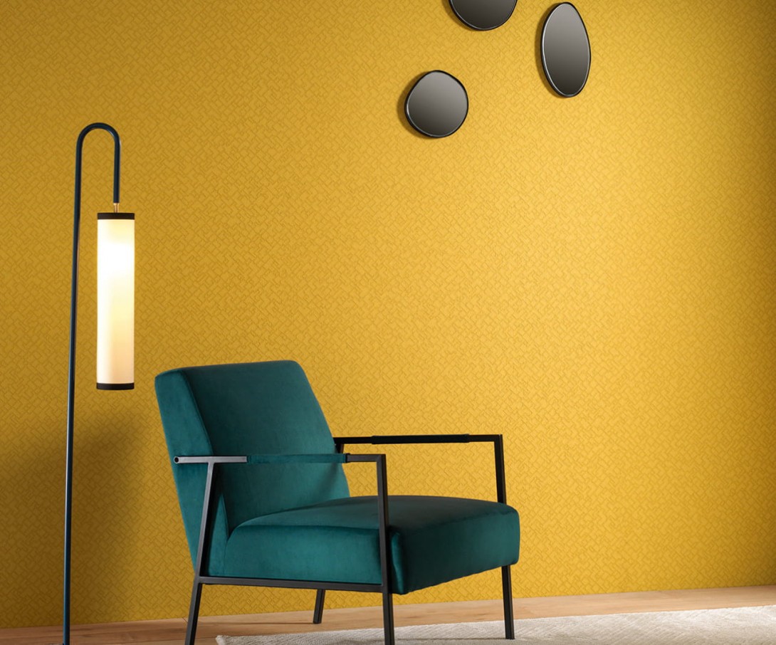 Texdecor 91570231 Dedale - tapeta obiektowa w geometryczny wzór