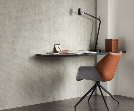 Texdecor 91351128 Cobalt Mosaique - tapeta obiektowa imitująca betonową mozaikę