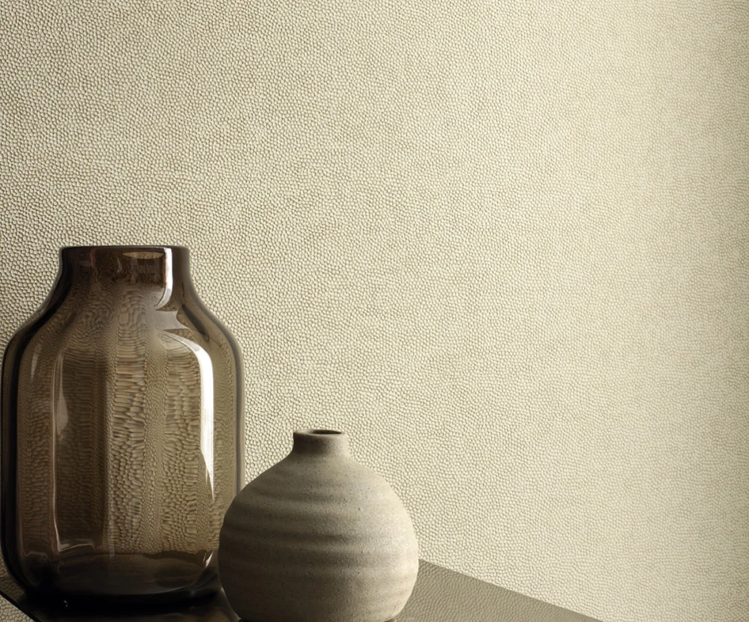Texdecor 91320118 Element II Uni Mertele - tapeta obiektowa z młotkową strukturą