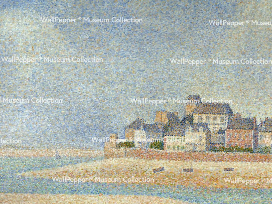 Wallpepper 050-27 Capsule Museum Collection Vue de Le Crotoy by Georges Seurat - mural z motywem obrazu Georgesa Seurata