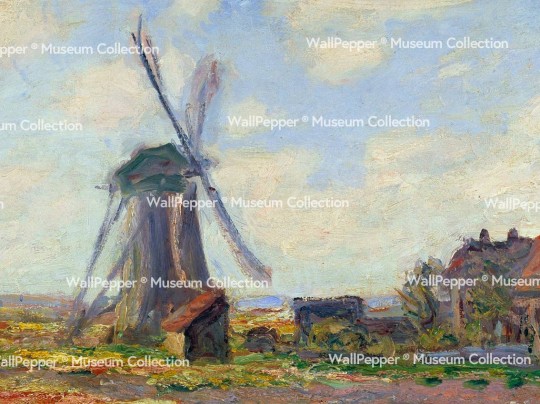 Wallpepper 050-29 Capsule Museum Collection Champs de tulipes en Hollande by Claude Monet - mural z motywem obrazu Claude’a Moneta