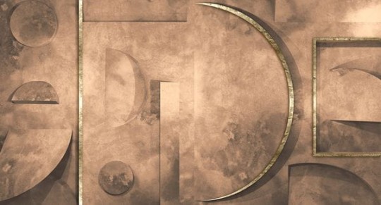 Muance MU14009 Edition 4 - Dusk Ivory Moon - mural z motywem świetlistych linii