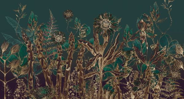 Muance MU14087 Edition 4 - Dusk Floral Garden - mural z motywem kwiatów