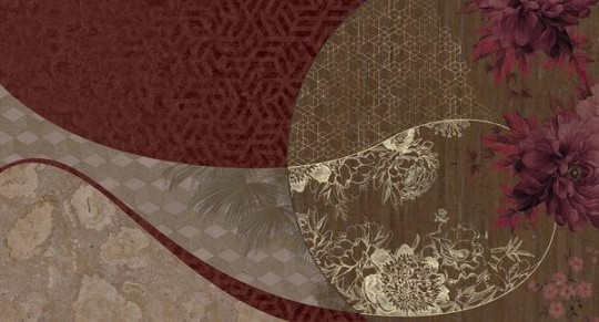 Muance MU14014 Edition 4 - Dusk Yuki - mural z motywem patchworku