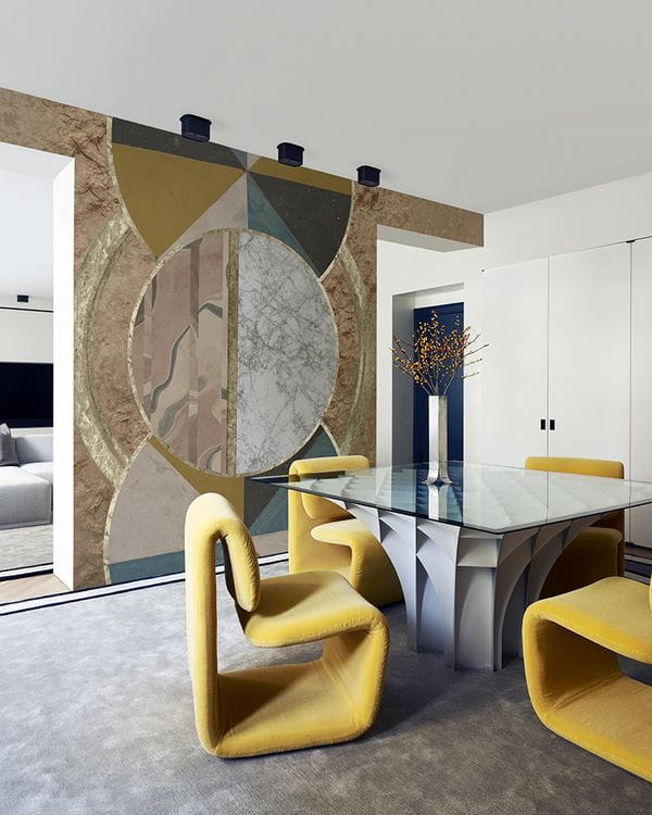 Muance MU14060 Edition 4 - Dusk Sandstone - mural z motywem patchworku