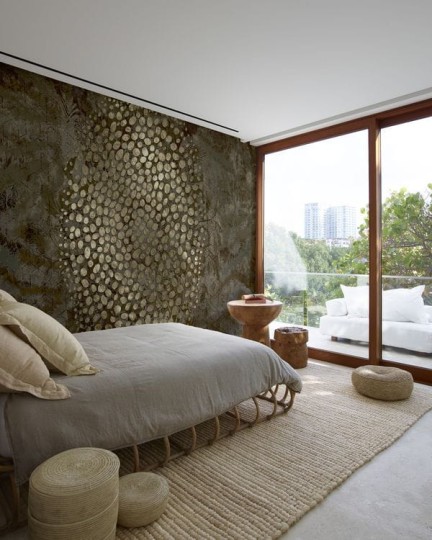 Muance MU14055 Edition 4 - Dusk Sahara Nights - mural z motywem geometrycznego tła i nieregularnych okręgów