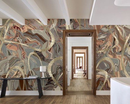 Muance MU14033 Edition 4 - Dusk Radiant Rhapsody - mural z motywem marmuru