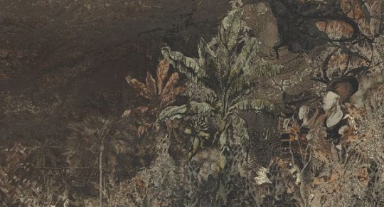 Muance MU14067 Edition 4 - Dusk Along the Nile - mural z motywem lasu tropikalnego