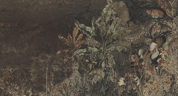 Muance MU14067 Edition 4 - Dusk Along the Nile - mural z motywem lasu tropikalnego