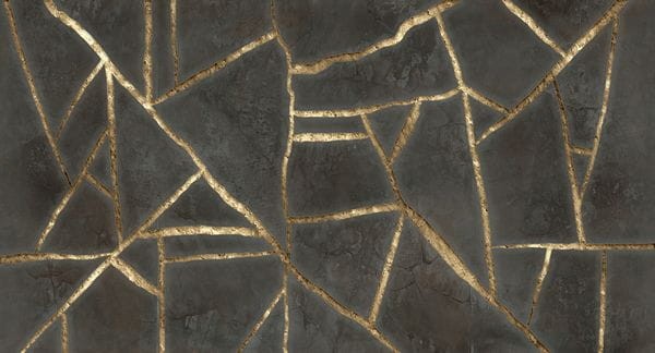 Muance MU14090 Edition 4 - Dusk Kintsugi Wall - mural z motywem betonu i pęknięć