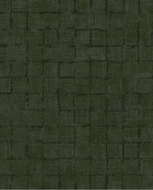 Eijffinger 333455 Emerald - tapeta w tekstylny patchwork