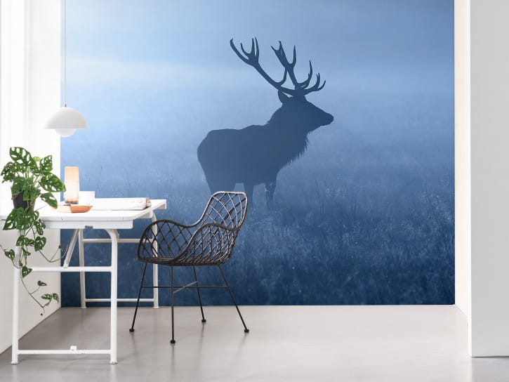 BN 300385 BN Studio Misty Deer - mural z motywem jelenia