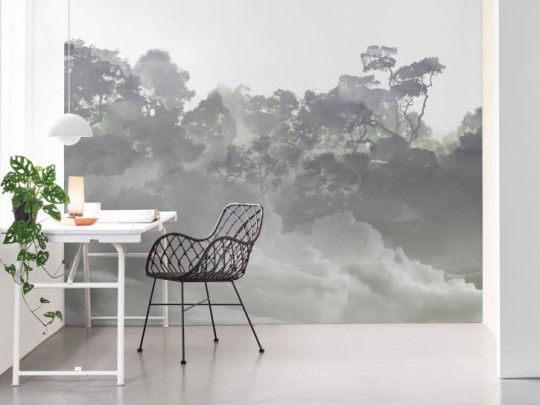 BN 200402 BN Studio Misty Forest - mural z motywem lasu