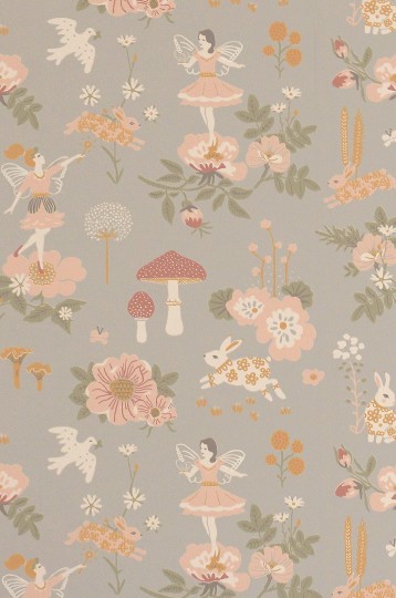 OL / Tapeta Majvillan Old Garden 138-02 Gentle Bluegrey - 1 rolka